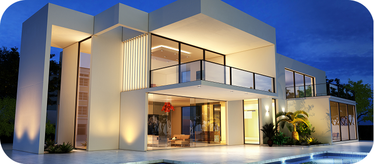 Master bedroom interior