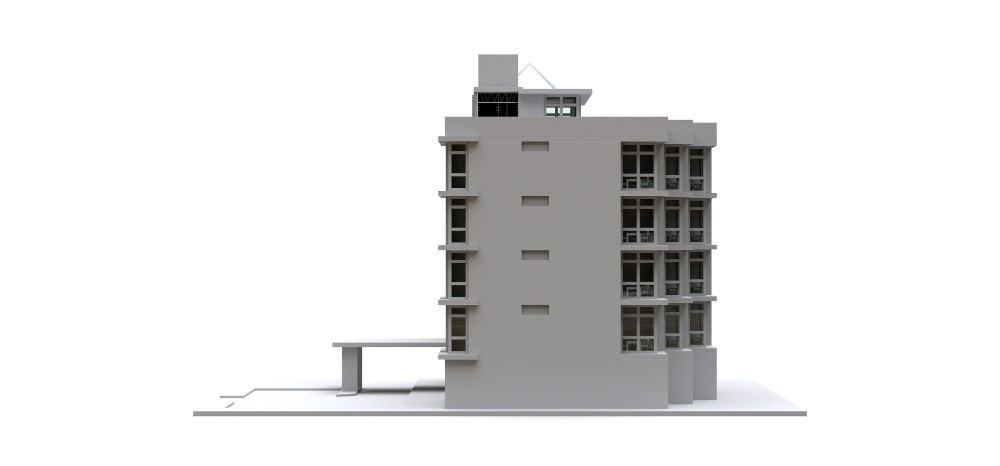 Apartment Block 3D Concept view 4